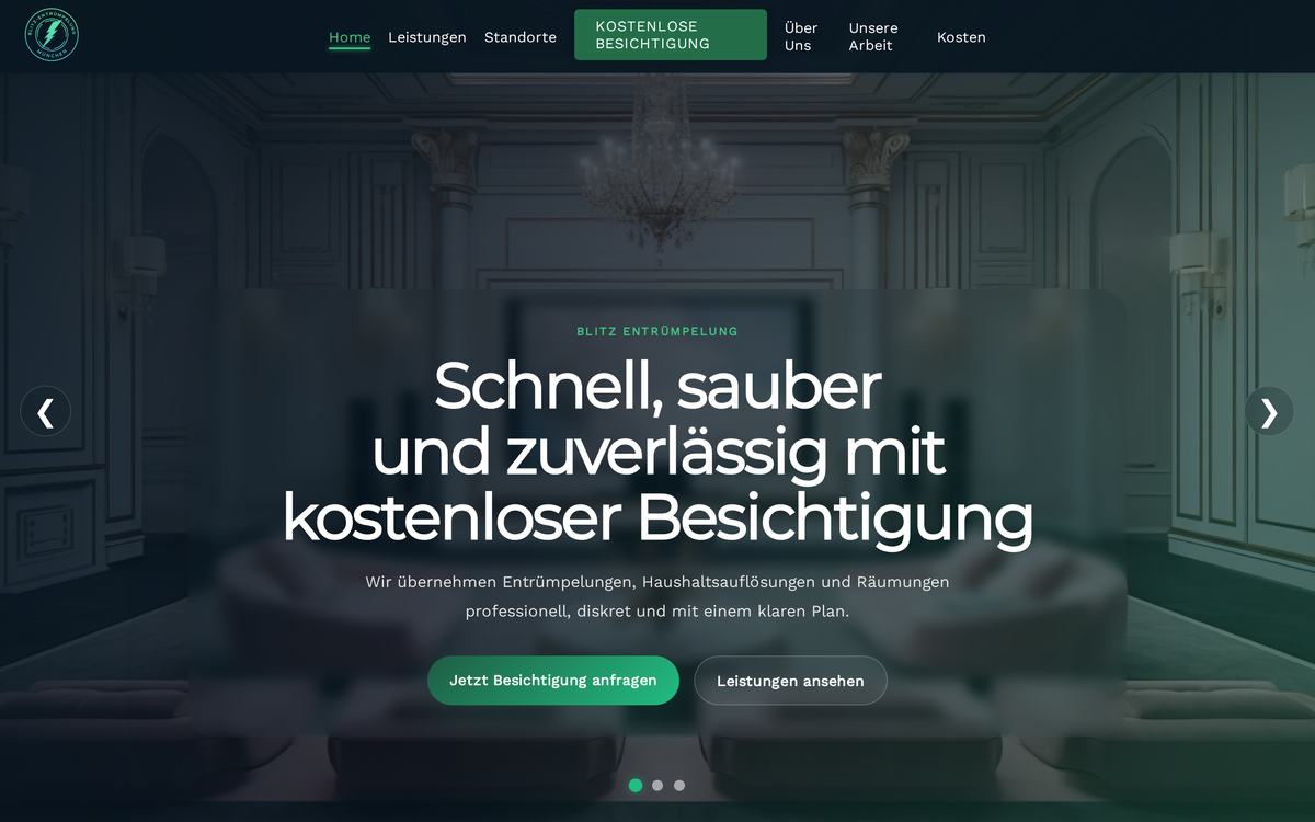Blitz Entrümpelung